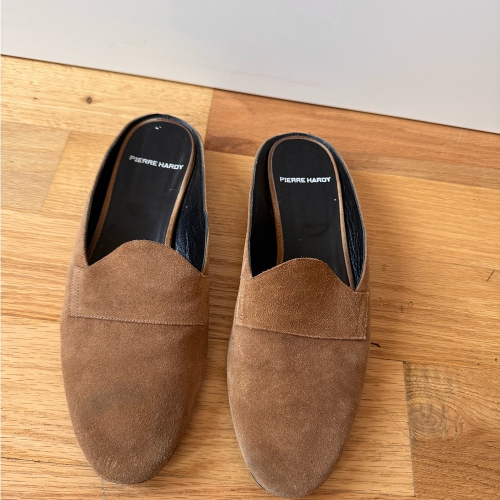Pierre Hardy Brown Leather Loafers